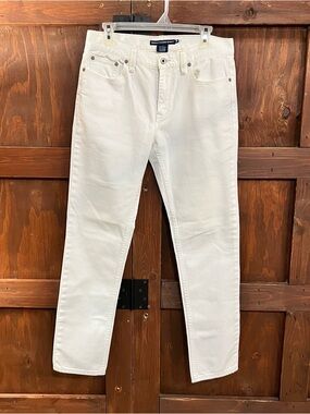Ralph Lauren Slim Straight Jeans in White